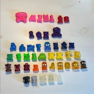 Vibrant Multicolor Mini Toy Figures Set